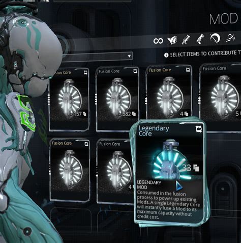 For its regular kind, see Fusion Core. . Legendary core warframe